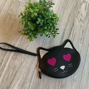 NWOT Betsey Johnson Cat Wristlet